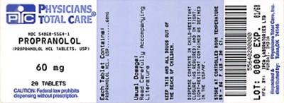 image of 60 mg package label - 60mg package label